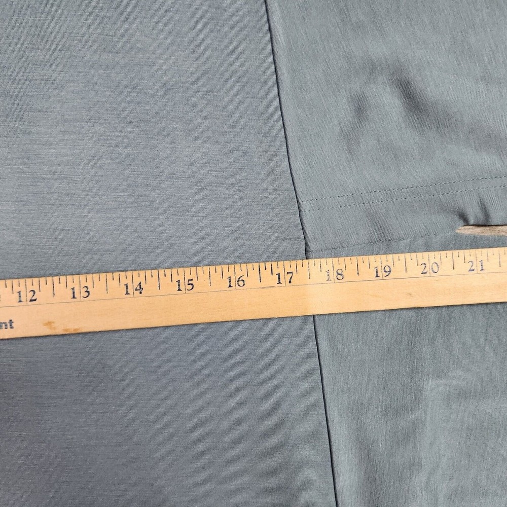 etcetera Top Womens XS Blue Kimono Sleeve Oversized Shirt Rayon Blend - Picture 9 of 14